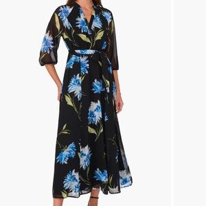 Vince Camuto floral print maxi dress